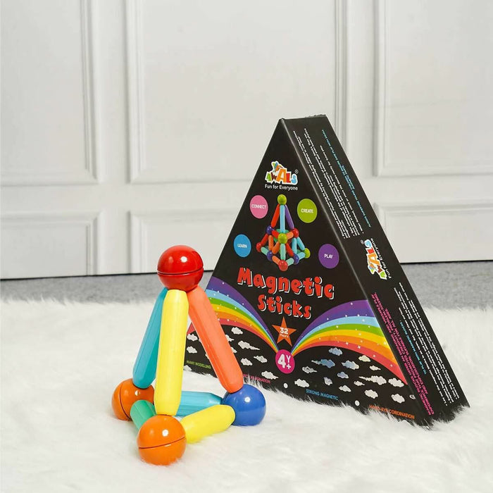 Magnetic blocks offer an engaging and versatile play experience that promotes creativity , problem solving and exploration.