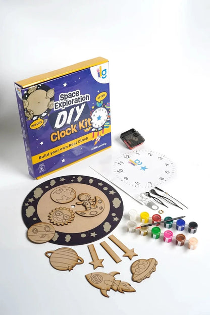 ILEARNNGROW DIY Space Exploration Clock - PyaraBaby