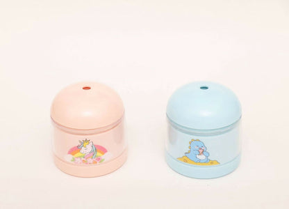 Creative appearance and space saver, small and portable Comes with removable tray, easily to operate for small kids, Best Sharpener for kids