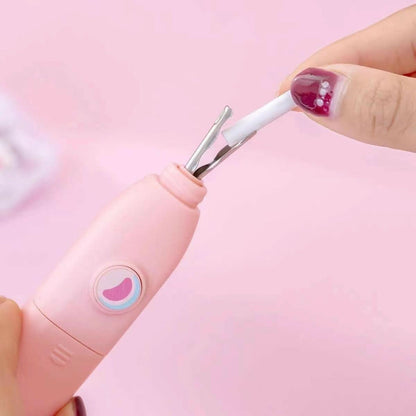 The stationery set includes electric pencil sharpener, electric eraser, desktop vacuum cleaner and 10 eraser refills, which is a good helper for your study