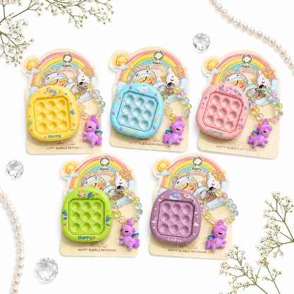 iLearnngrow Pop It Rakhi Combo featuring a colorful fidget-style Pop It Rakhi and festive gift elements, designed as a fun and playful Raksha Bandhan gift for kids.