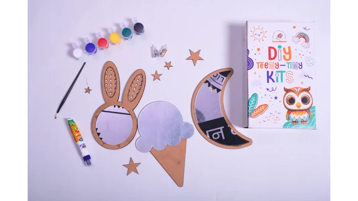 ilearnngrow Teeny Tiny DIY Mirror Set of Three