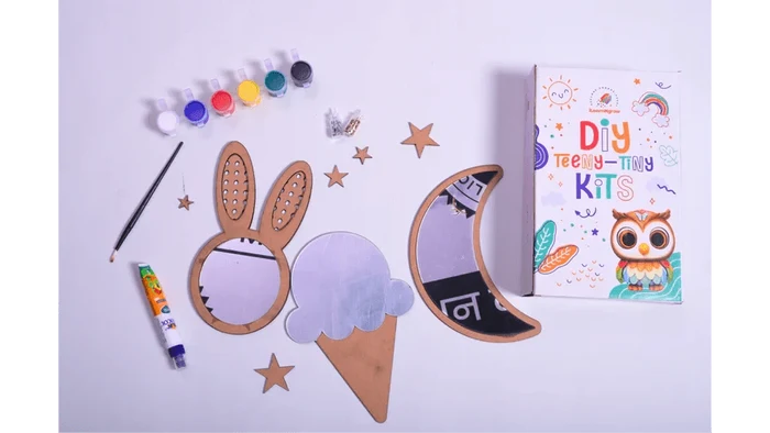 ilearnngrow Teeny Tiny DIY Mirror Set of Three