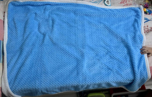 Imported Premium Fleece Blanket for Winters (Blue)