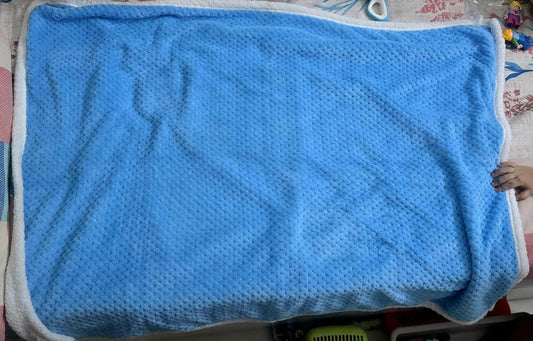 Imported Premium Fleece Blanket for Winters (Blue)