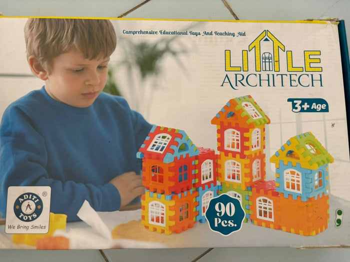 JAZZ Drum Set & Little Architect Combo – Musical & Creative Building Play Set for Kids
