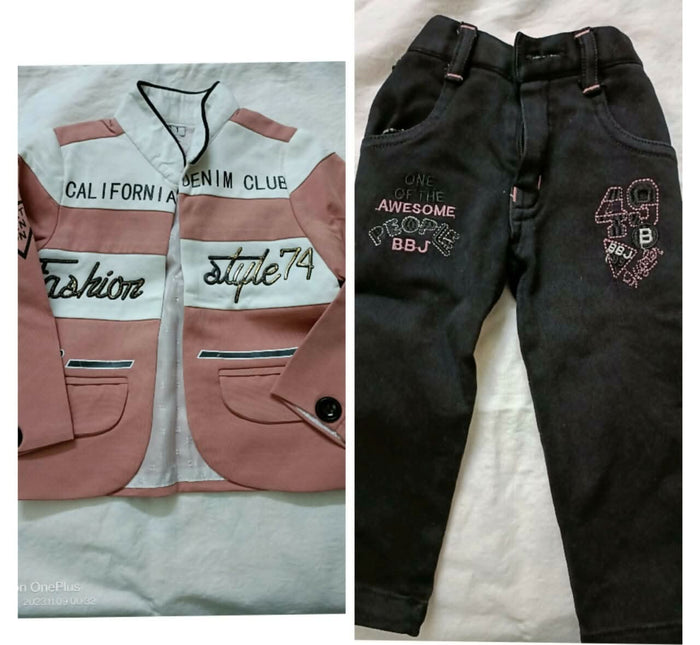 Jeans and Blazer for Baby - PyaraBaby