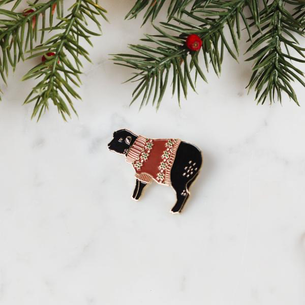 K2TOG Enamel Pin