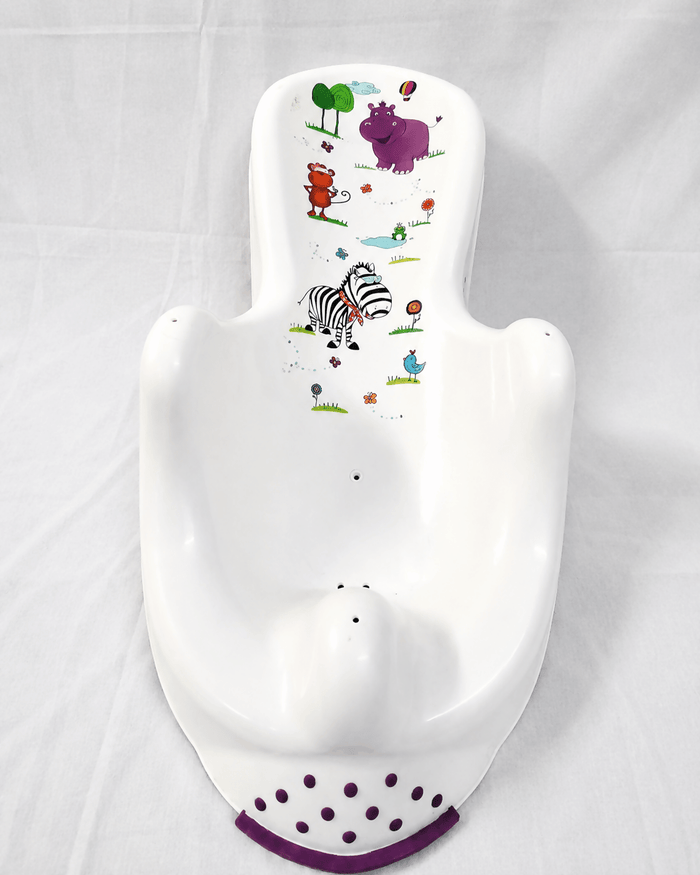 KEEPER  Ergonomic Baby Bath Support Infant Bath Recliner Safari B093