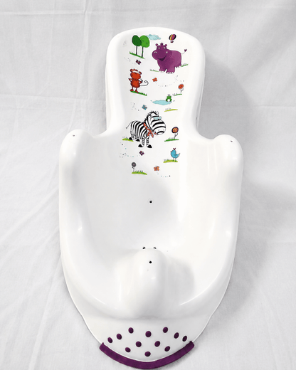 KEEPER  Ergonomic Baby Bath Support Infant Bath Recliner Safari B093