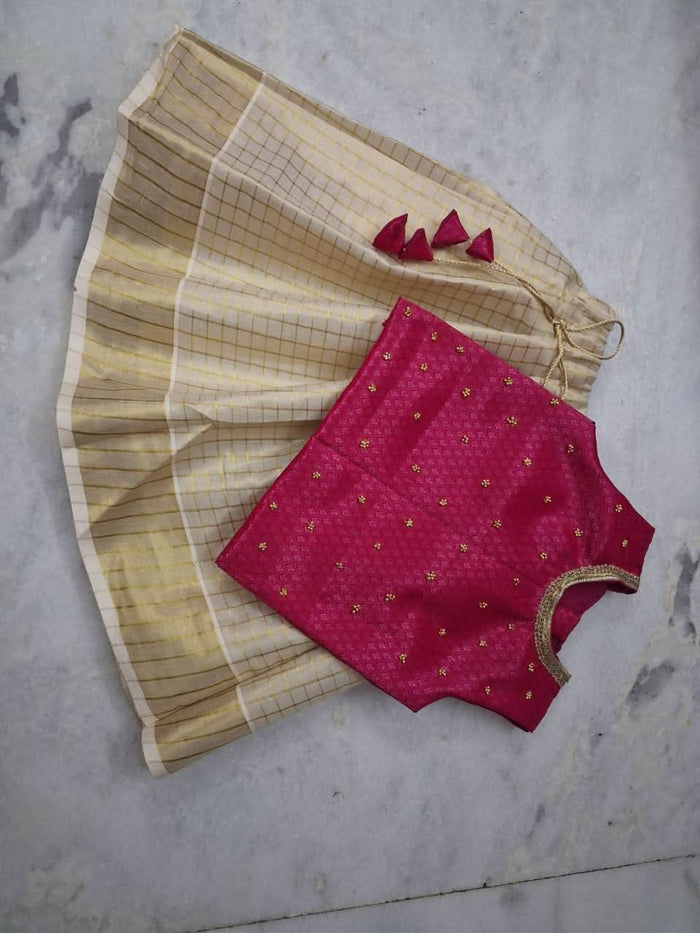 Kerela Style Lehenga Choli for Kids
