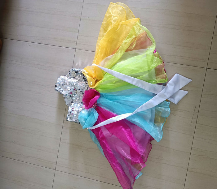 Kids dress - Frilled frock - PyaraBaby