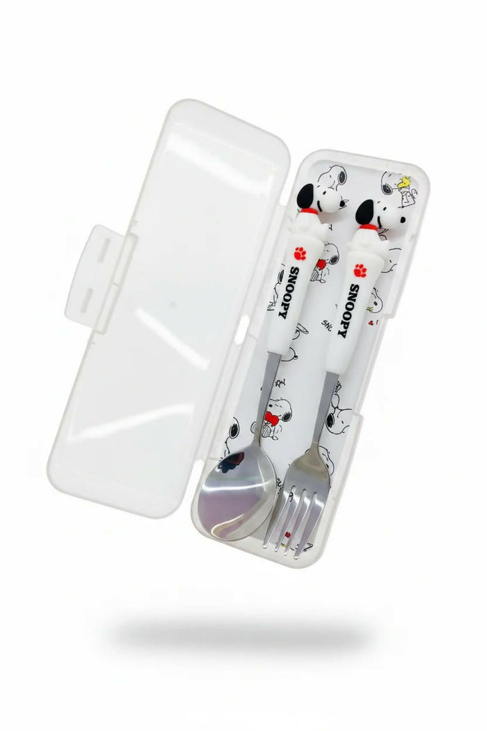 Kids insulated stainless steel cutlery set with child-friendly utensils, durable construction, easy-grip handles, and a portable storage case for school, travel, and everyday meals.