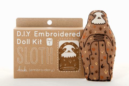 Kiriki Press DIY Embroidered Doll Kit