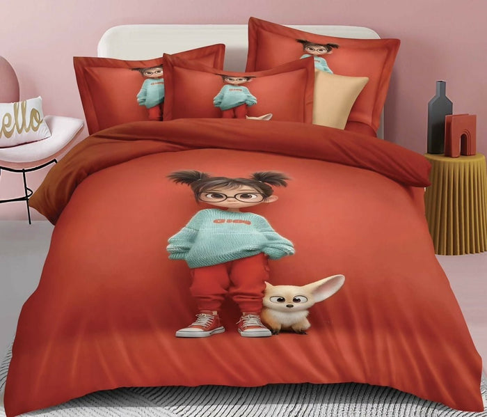 KNIT  STORY  7D Bedsheet