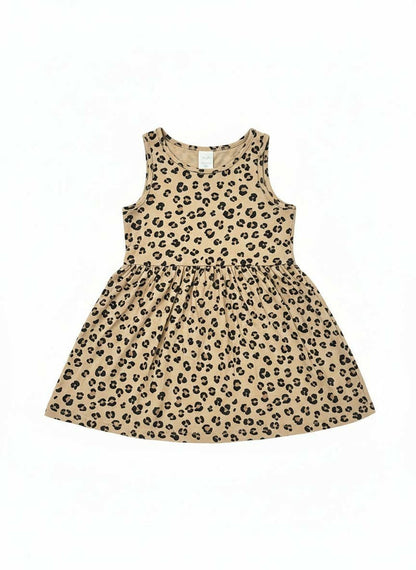 Leopard Print Frock For Girls