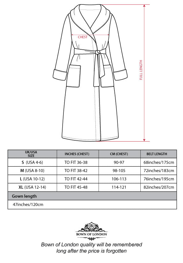Lightweight Women's Bathrobe - Garden Treasure