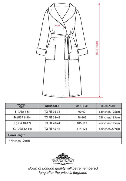 Lightweight Women's Bathrobe - Garden Treasure