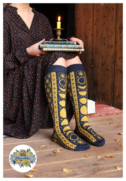 Lunar - Knitted Sock Pattern