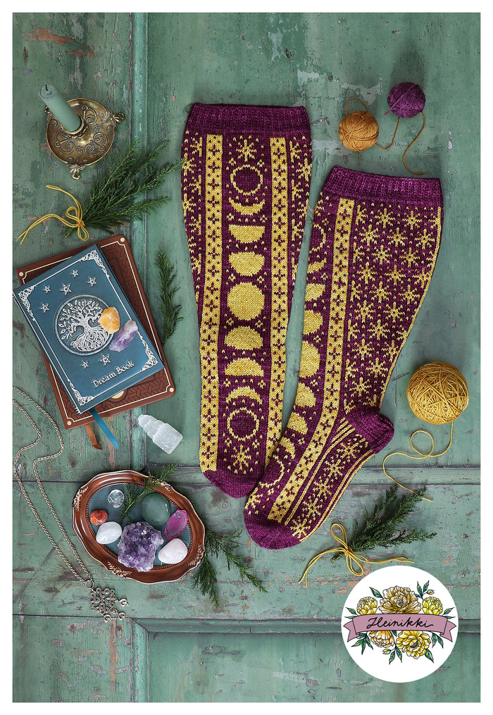Lunar - Knitted Sock Pattern