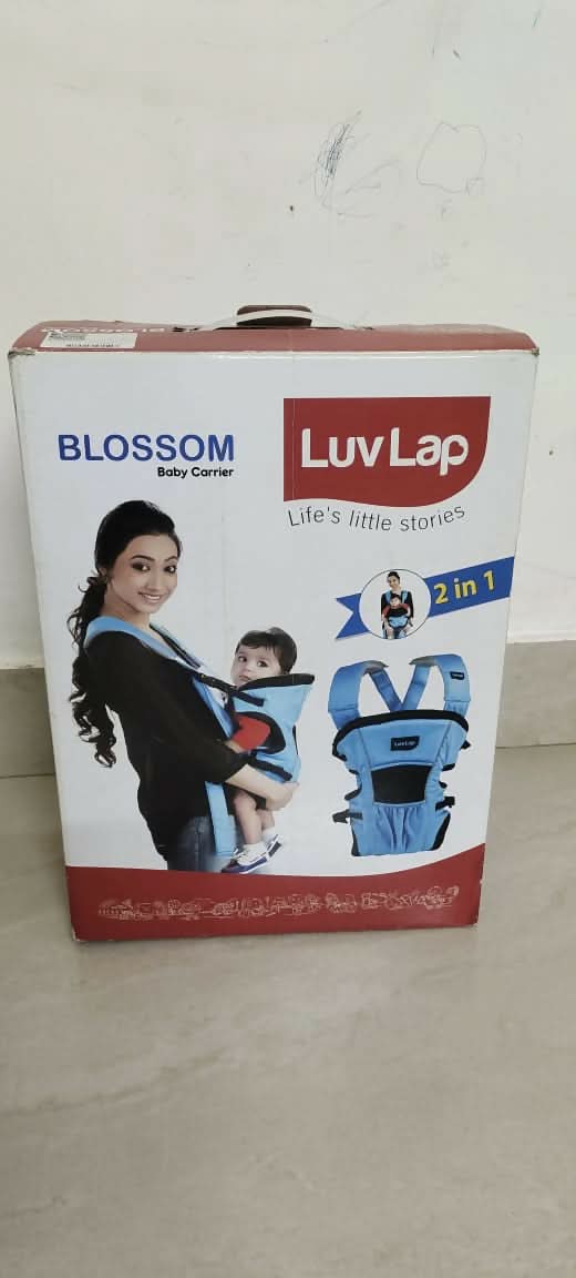 Buy LuvLap Blossom 2-in-1 Baby Carrier – Ergonomic, breathable baby carrier with 2 positions and padded support for babies 6 to 24 months.