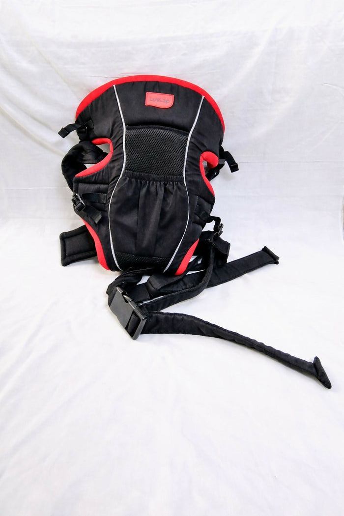 LUVLAP 2 in 1 Adjustable  Baby Carrier, Redblack