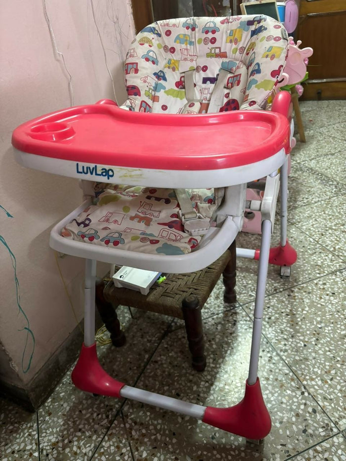 LuvLap Royal high chair, baby feeding chair, adjustable height high chair, high chair for babies 6 months, foldable baby high chair, baby dining chair, baby chair with footrest