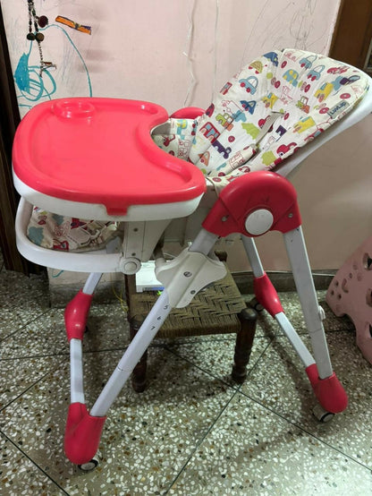 LuvLap Royal high chair, baby feeding chair, adjustable height high chair, high chair for babies 6 months, foldable baby high chair, baby dining chair, baby chair with footrest