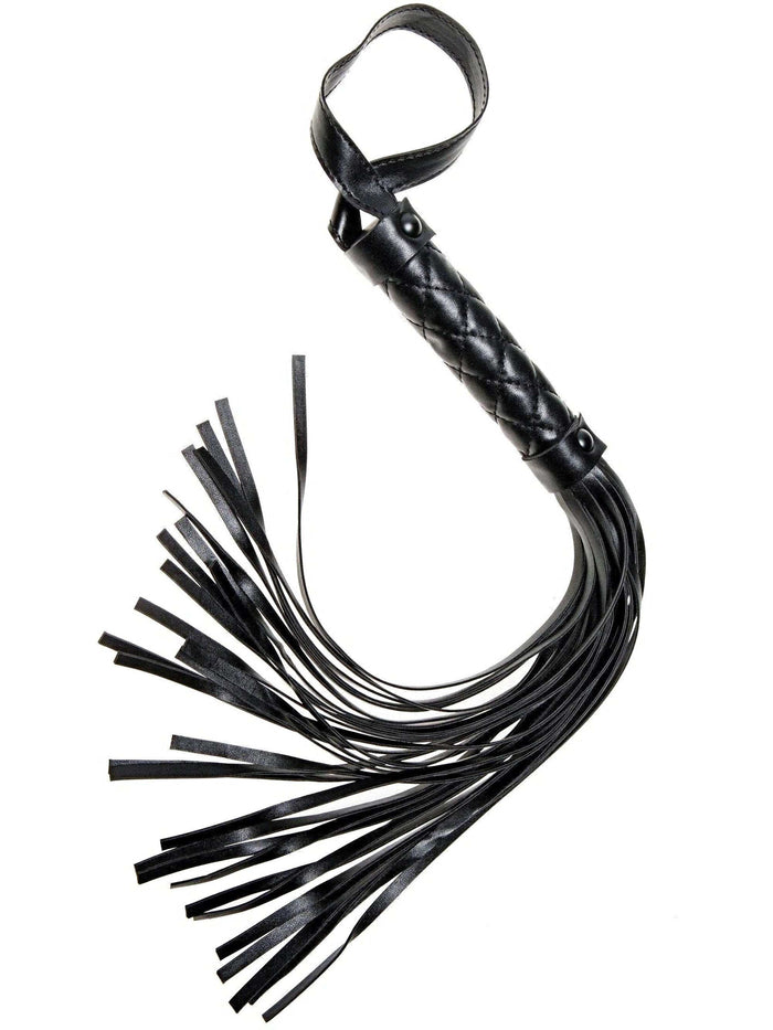 Luxury Black Quilted Whip for Sensual Play by Allure Lingerie - O/S Size Allure Lingerie