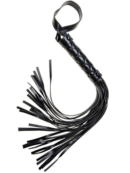 Luxury Black Quilted Whip for Sensual Play by Allure Lingerie - O/S Size Allure Lingerie