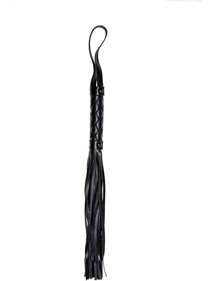 Luxury Black Quilted Whip for Sensual Play by Allure Lingerie - O/S Size Allure Lingerie
