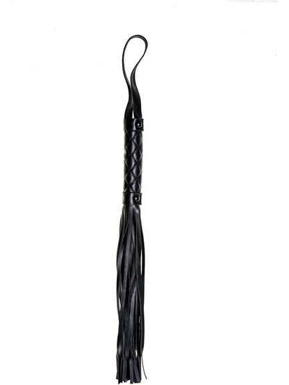 Luxury Black Quilted Whip for Sensual Play by Allure Lingerie - O/S Size Allure Lingerie