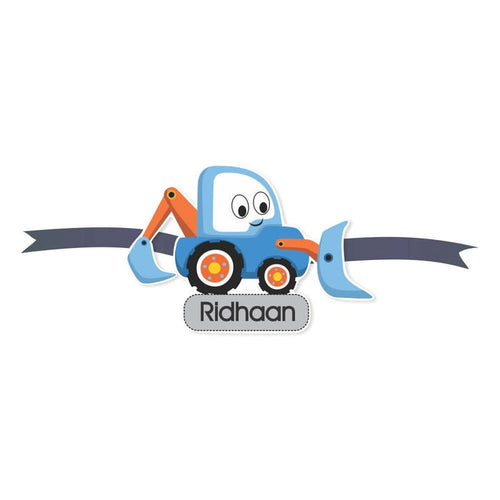 Magnetic Rakhi - Construction Blue