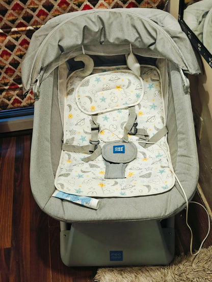 MEE MEE electric baby swing, automatic swing for newborn, portable electric swing, baby rocker with music, hands-free baby soothing chair