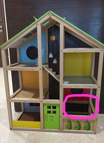MELISSA & DOUG Hi-Rise Dollhouse and Furniture Set