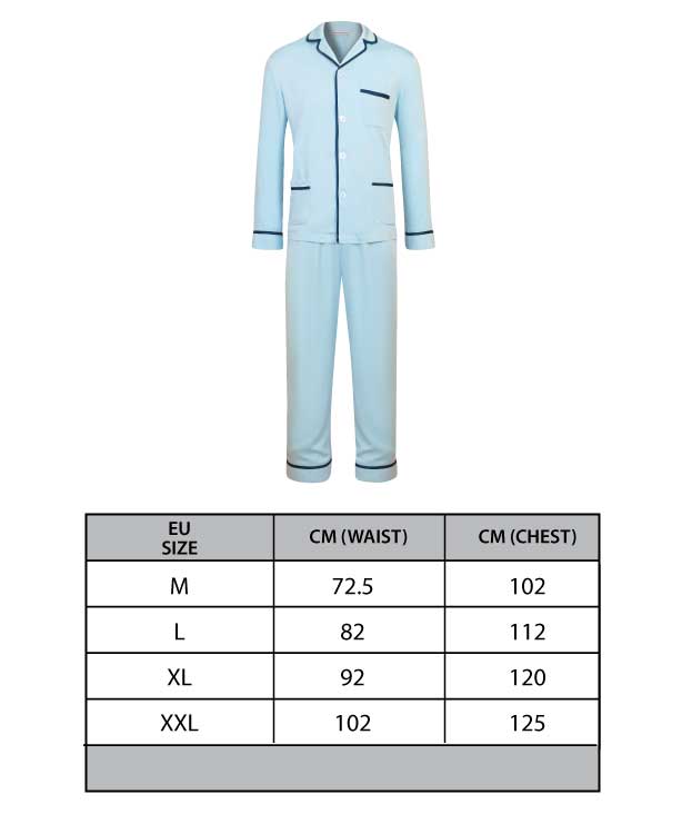 Men's Breathable Bamboo Pyjamas - Hades