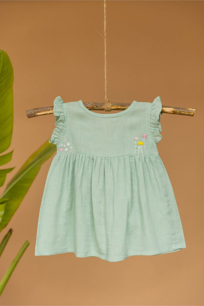 Minty Precious - Girl's Dress - PyaraBaby