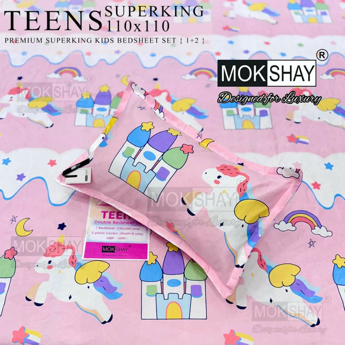 Unicorn Print 2- Pink