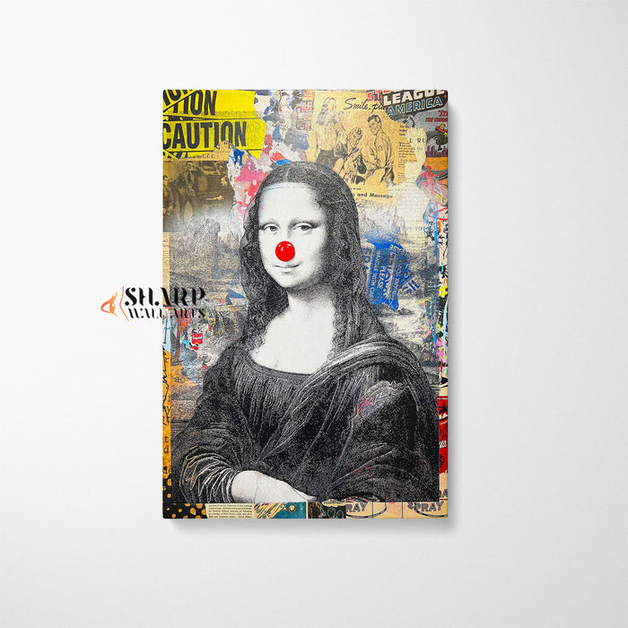 Mona Lisa Pop Canvas Wall Art