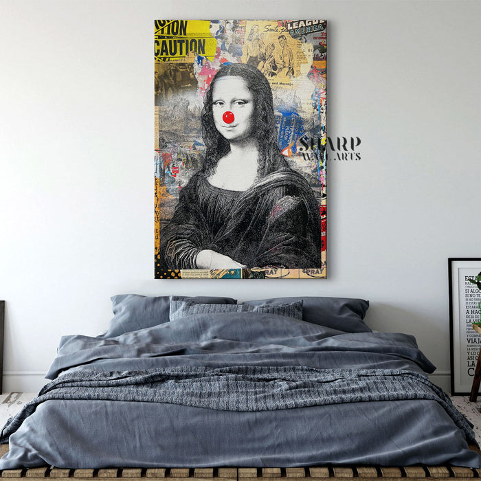 Mona Lisa Pop Canvas Wall Art