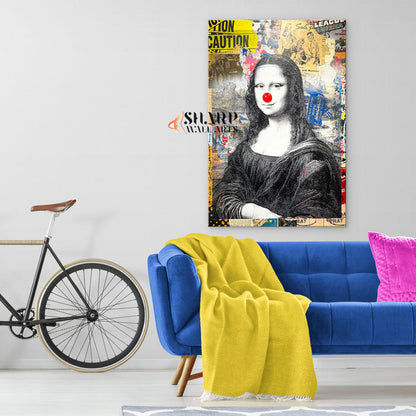 Mona Lisa Pop Canvas Wall Art