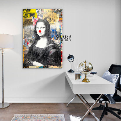 Mona Lisa Pop Canvas Wall Art