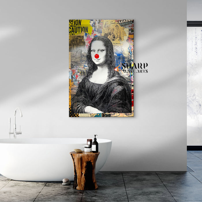 Mona Lisa Pop Canvas Wall Art