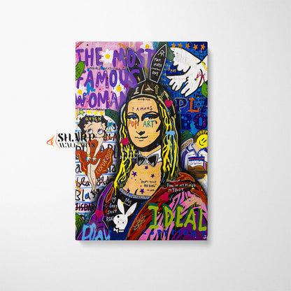 Mona Lisa The Most Famous Woman Canvas Wall Art