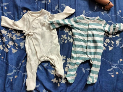 MOTHERCARE Baby Romper Set of 2
