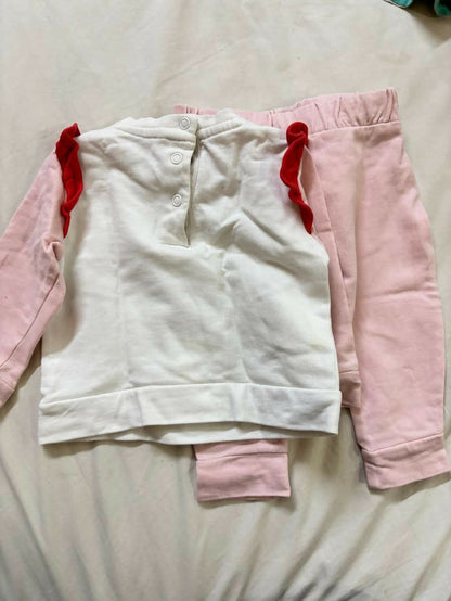 MOTHERCARE cotton jogger set – soft, stylish, and comfortable outfit for babies up to 6 months.