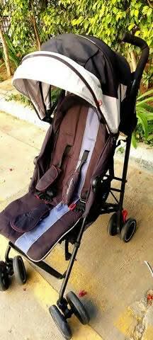 MOTHERCARE Roll Stroller- Brown - PyaraBaby