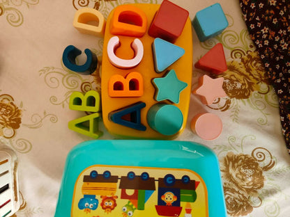 Encourage your baby’s early development with the Mothercare Stacker—fun, colorful, and perfect for building essential motor and problem-solving skills!