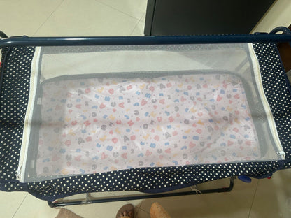 MOTHERTOUCH  High Compact Cradle Polka Dot Print - Blue