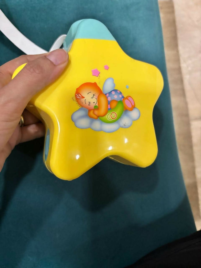 Baby music projector – soothing lights and melodies in a portable, crib- and pram-friendly design.